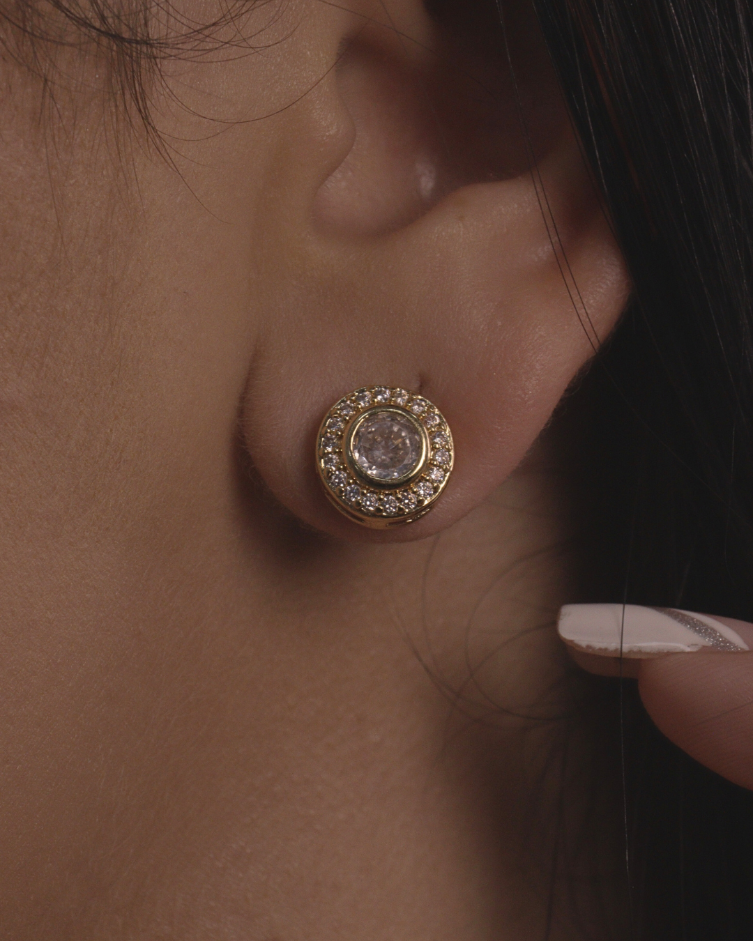 Conjunto Blessed Zircônia Ouro 24k - Riviera Luxo