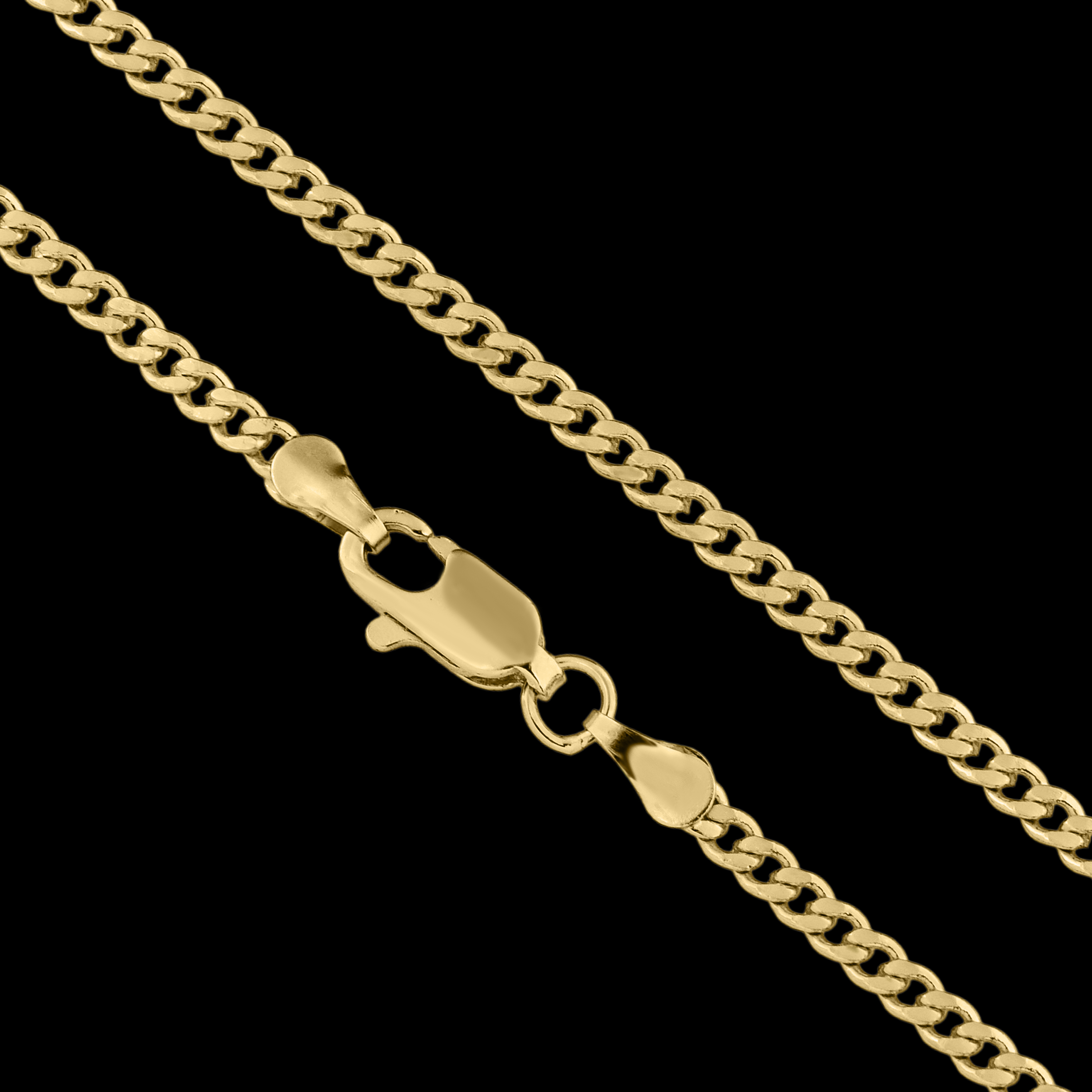 Corrente Grumet 2,5mm Banhado a Ouro 24k