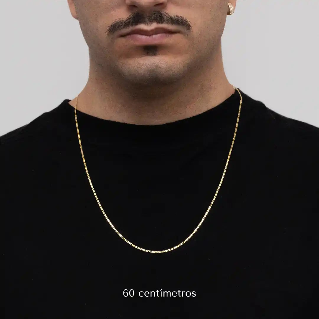 Corrente Piastrine 2mm Banhado a Ouro 24k