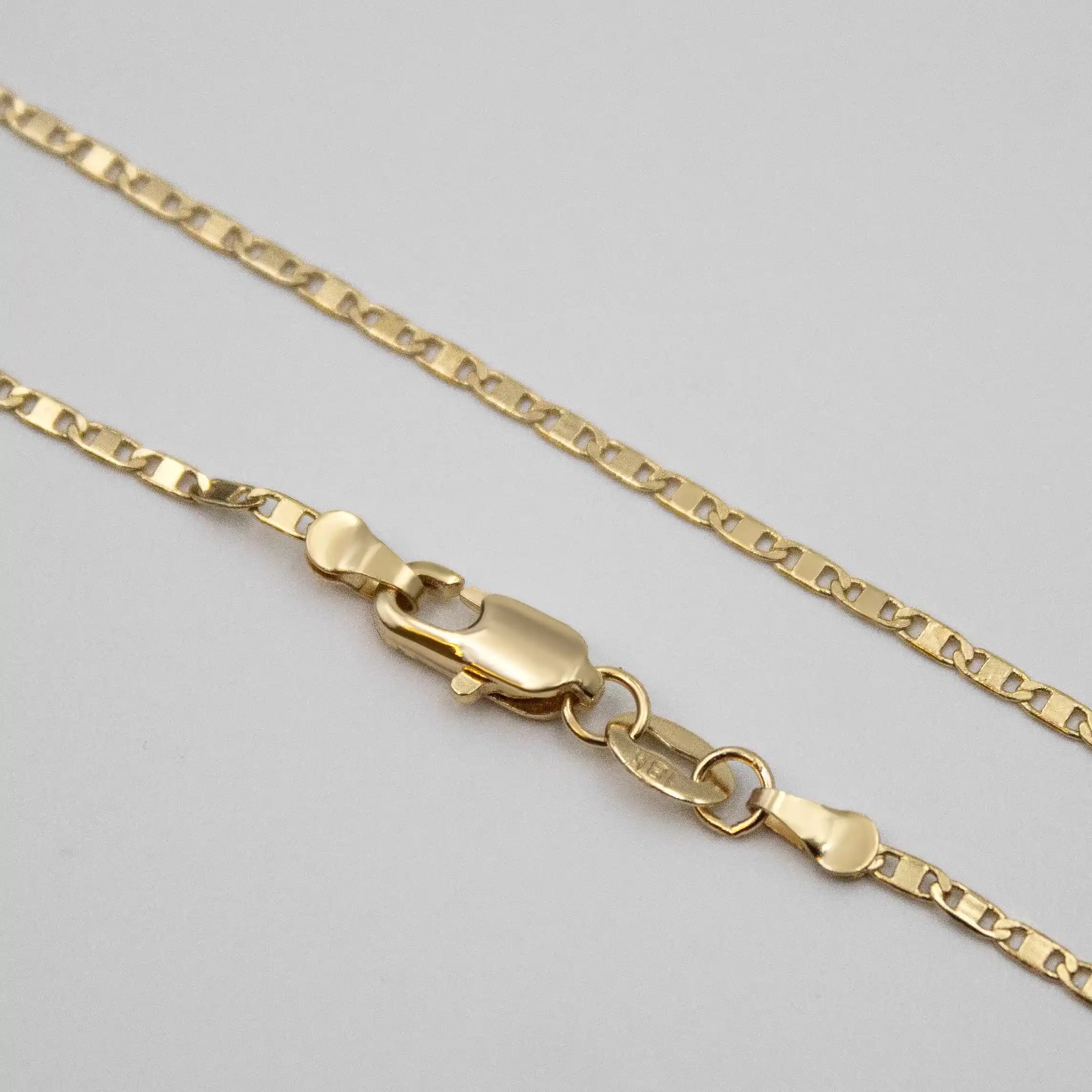 Corrente Piastrine 2mm Banhado a Ouro 24k