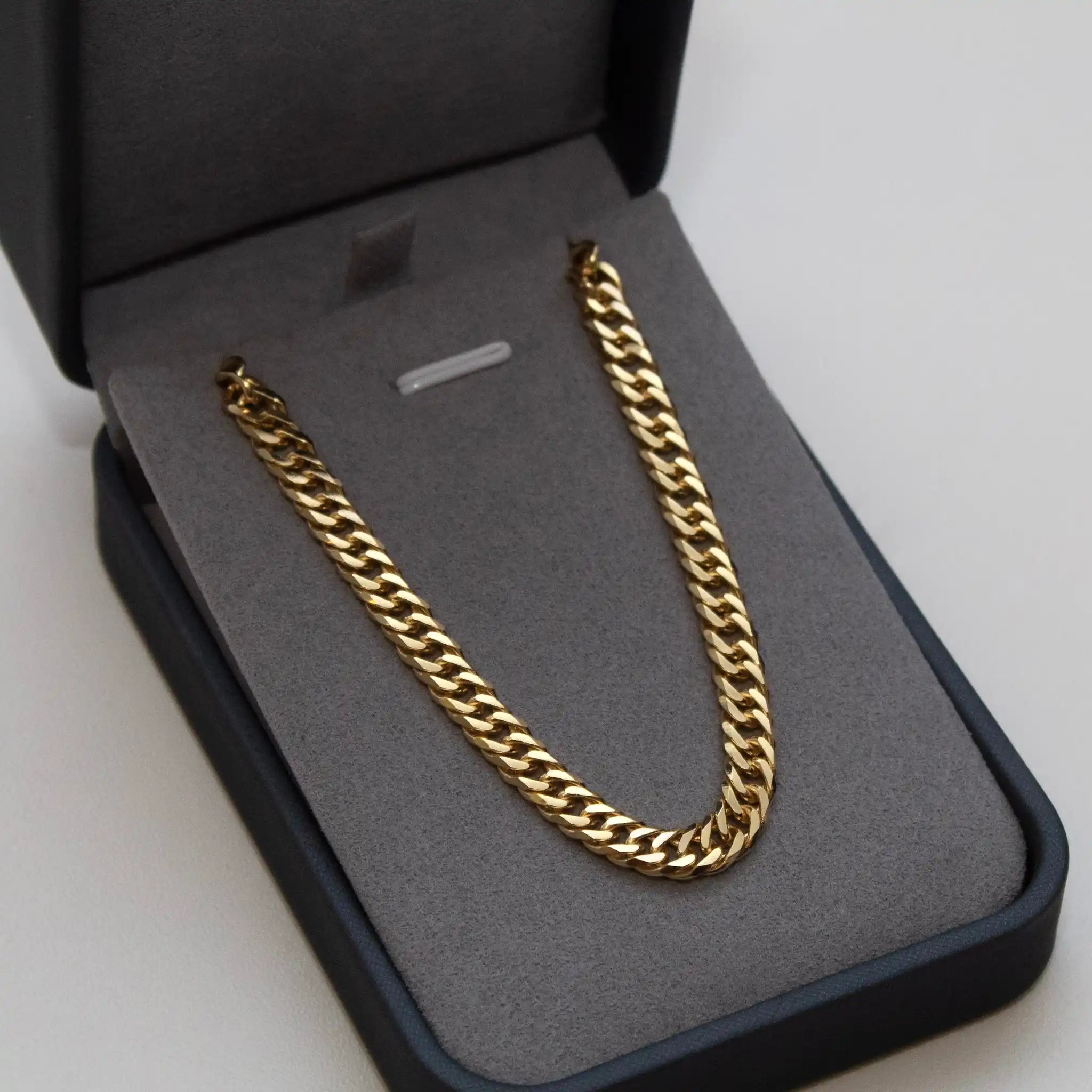 Corrente Grumet Duplo Lacraia 4mm Banhado a Ouro 24k