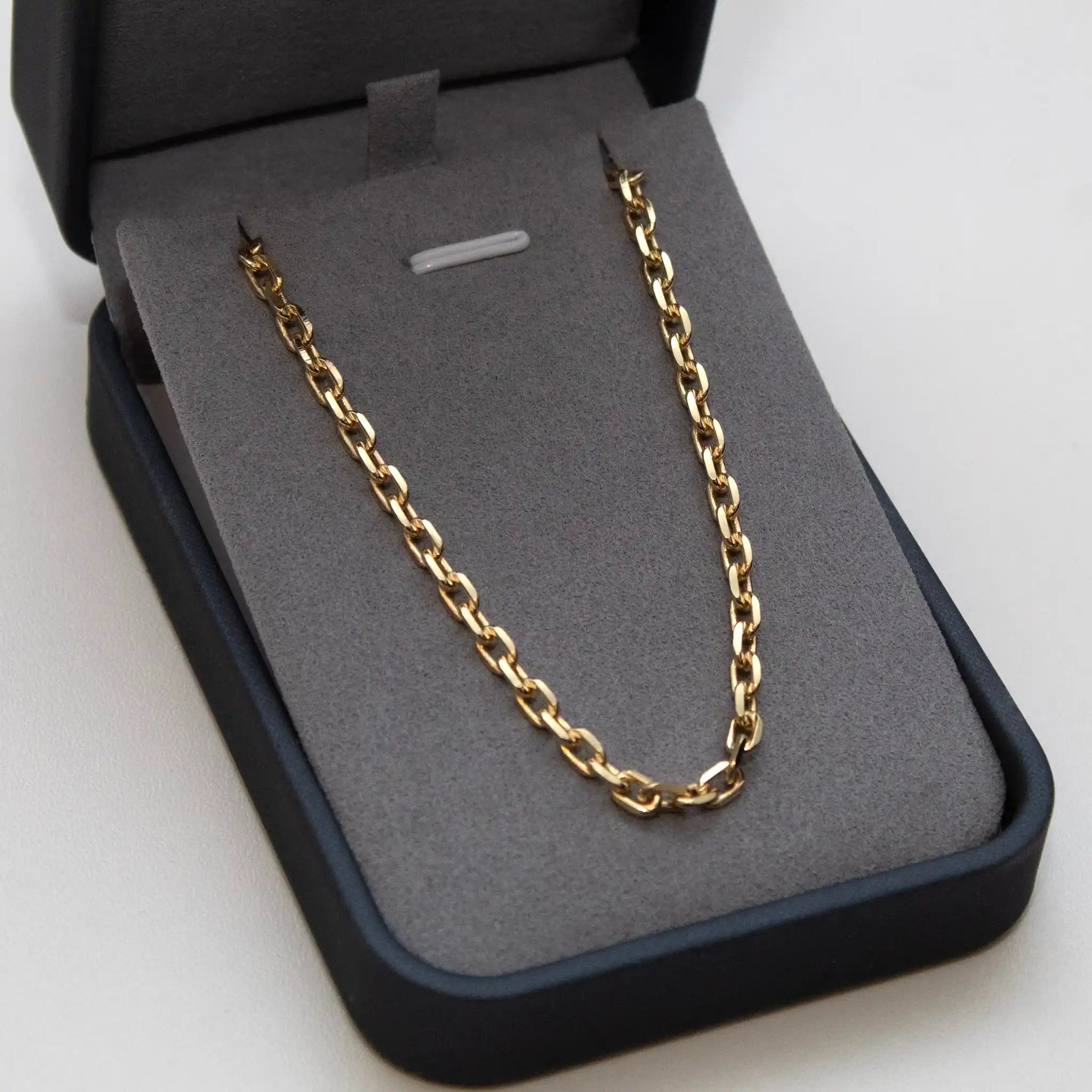 Corrente Cartier Cadeado 4mm Banhado a Ouro 24k