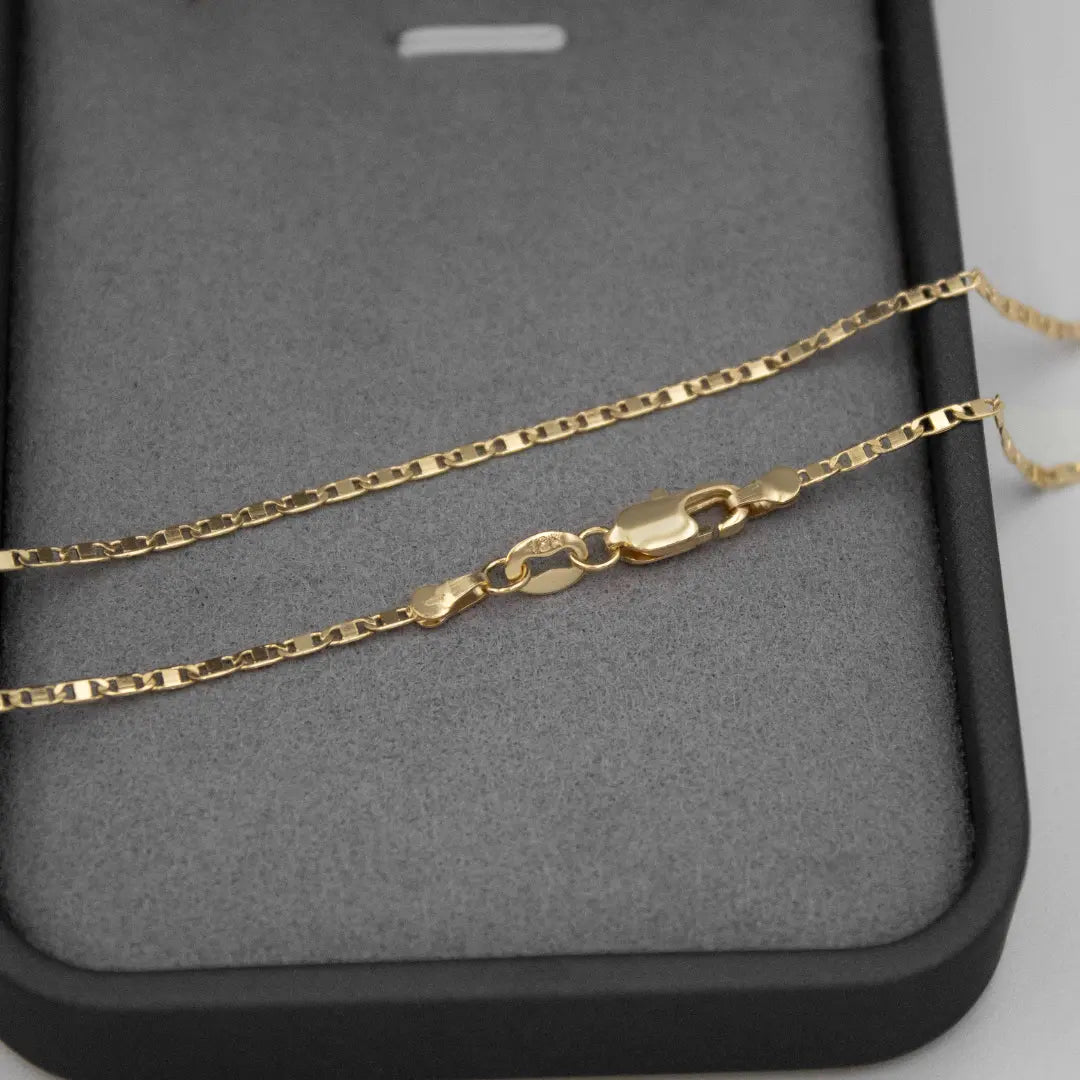 Corrente Piastrine 2mm Banhado a Ouro 24k