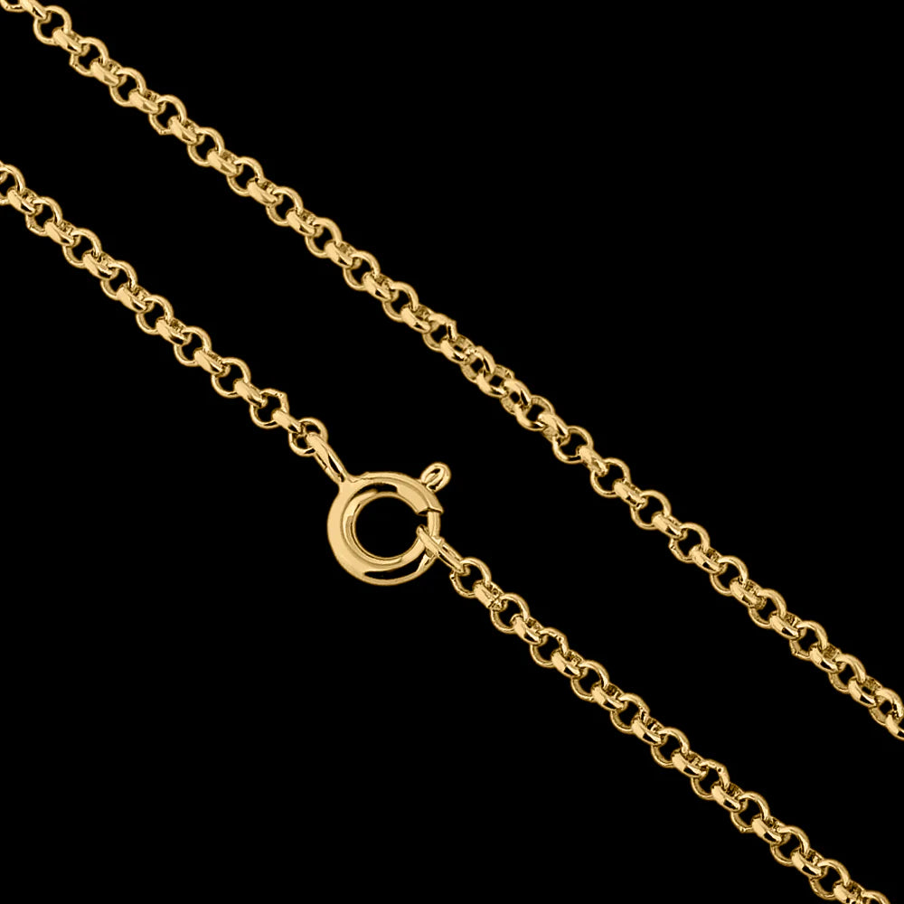 Corrente Portuguesa 1,5mm Banhado a Ouro 24k