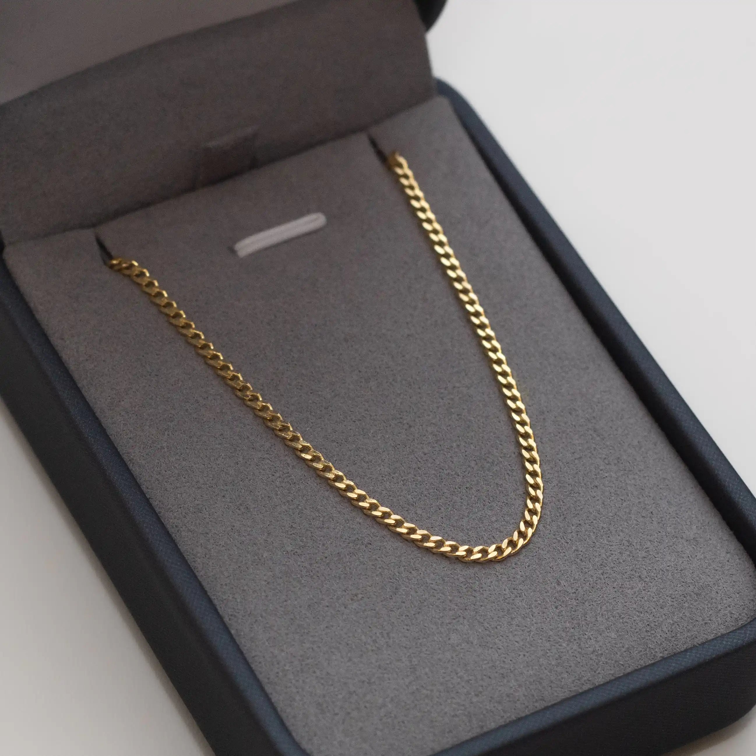 Corrente Grumet 2,5mm Banhado a Ouro 24k