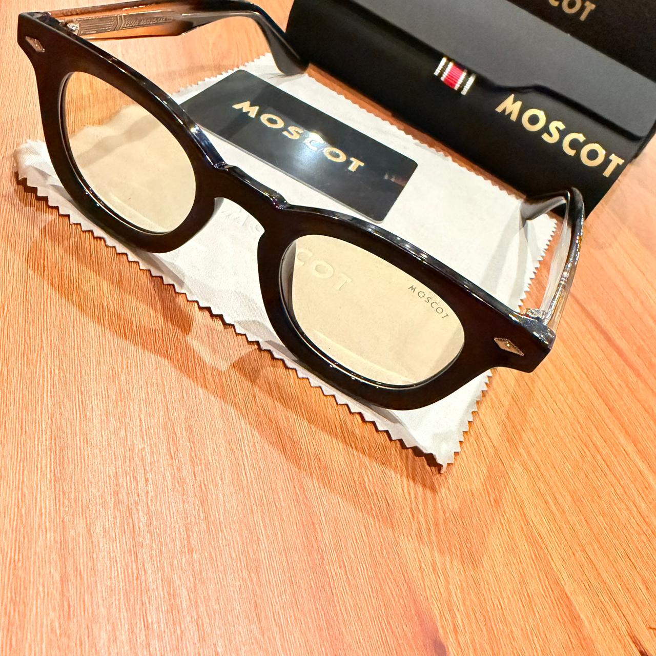 Oculos Moscot Lemtosh Black Amber