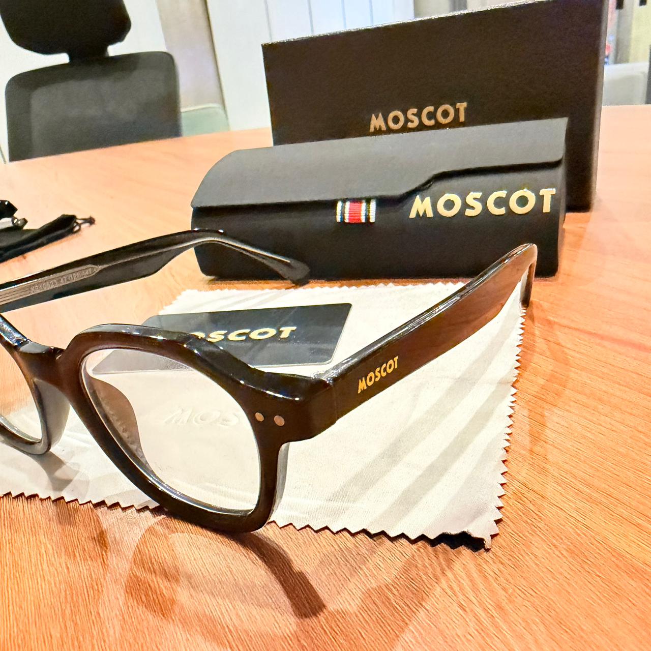 Oculos Moscot Lemtosh Black Amber