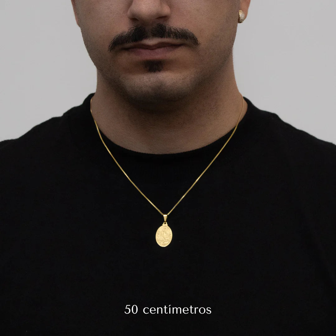 Pingente Nossa Senhora de Fátima Banhado a Ouro 24k