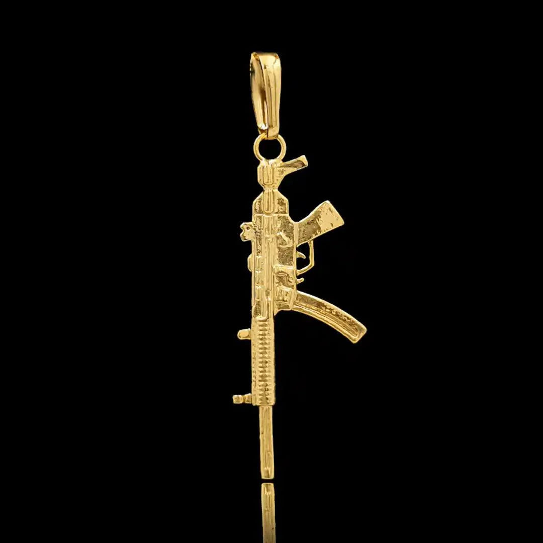 Pingente Army Banhado a Ouro 24k