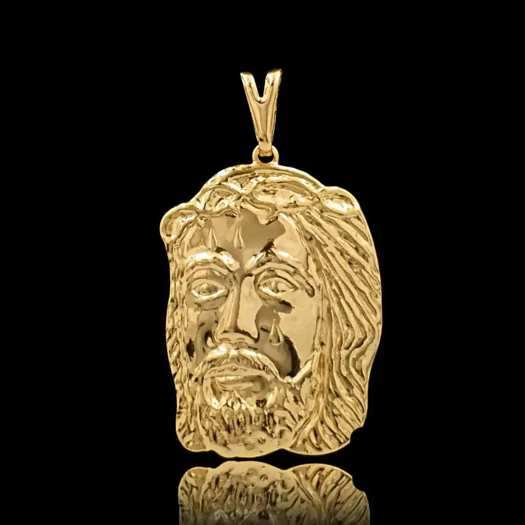 Pingente Jesus Cristo G Banhado a Ouro 24k