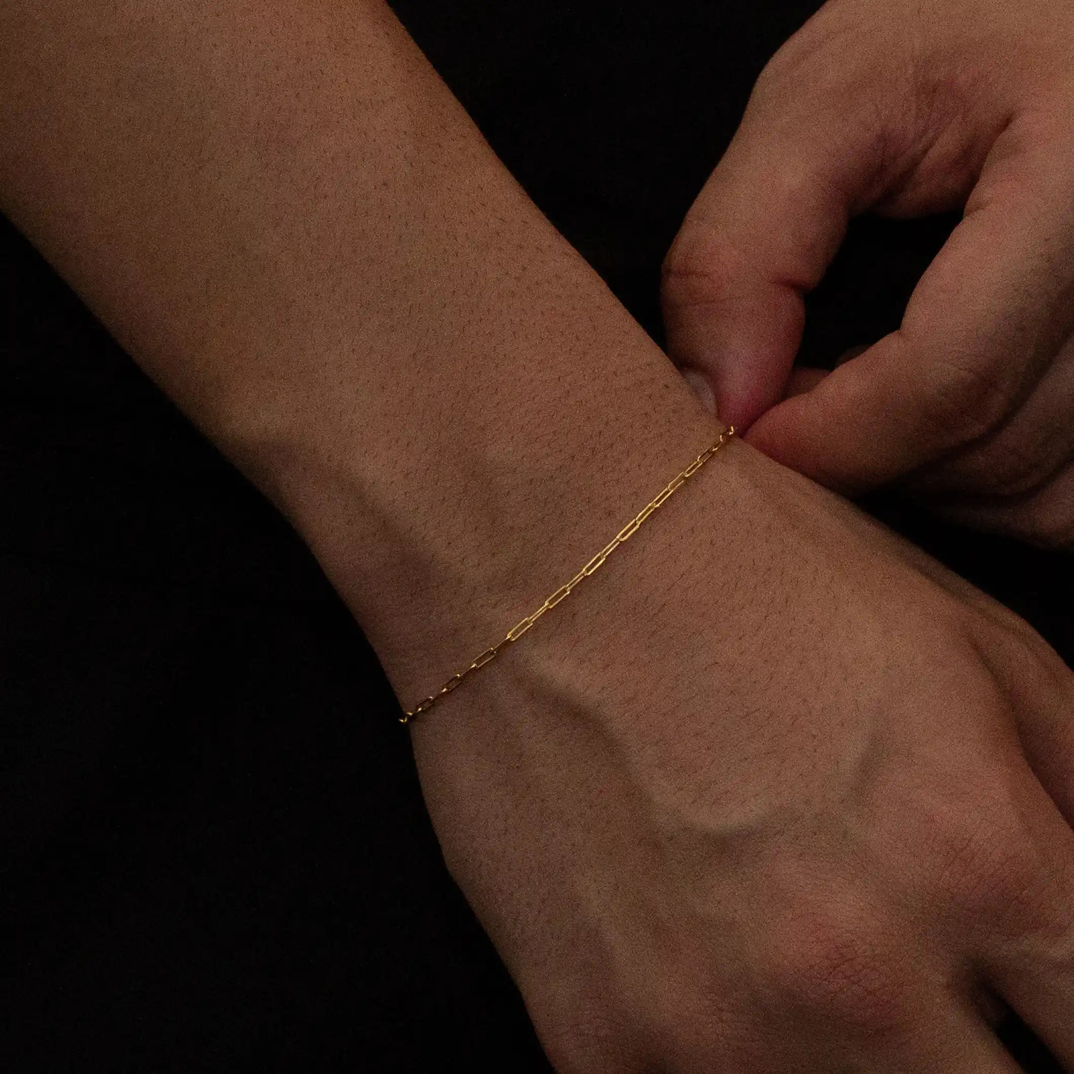 Pulseira cartier long 2mm banhado a ouro 24k