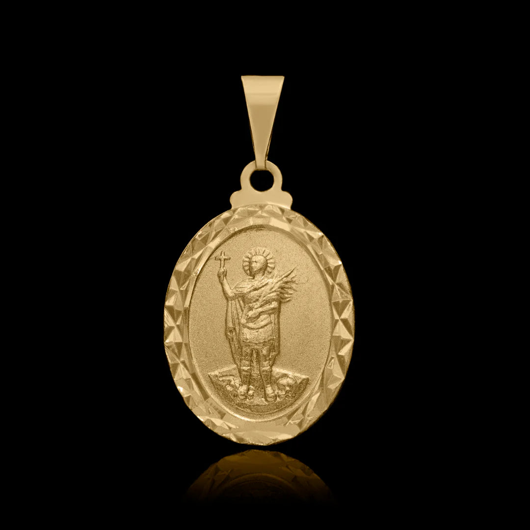 Pingente Santo Expedito Banhado a Ouro 24k